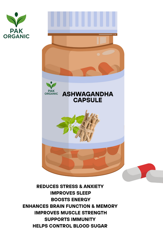 Ashwagandha Capsule 500mg 100pcs